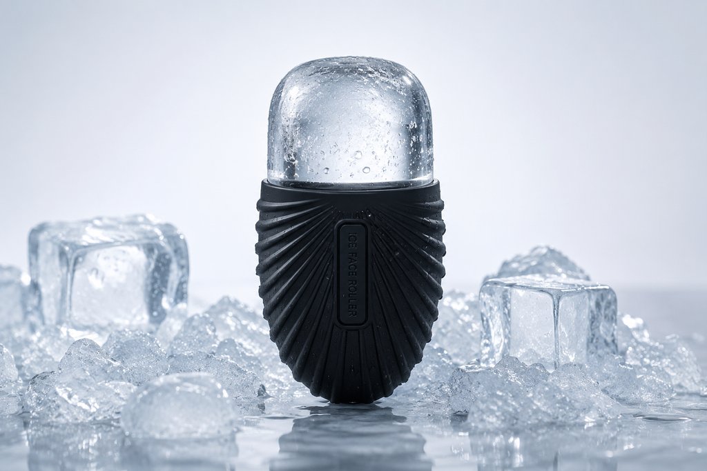 ICE FACE ROLLER™ — Czarny | Naturalny Wałek Lodowy do Twarzy